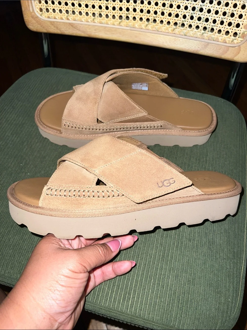 UGG Sungaze Platform Slide Sandal Size 12